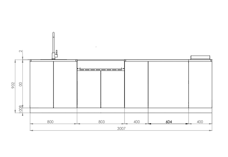 Roma 300 - Disegno tecnico