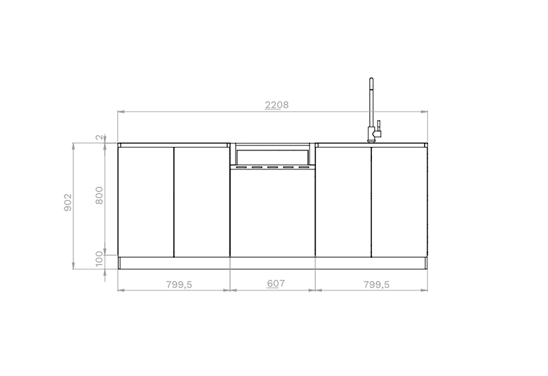 Roma 220 - Disegno tecnico