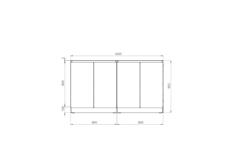Roma 160 Smart - Disegno tecnico