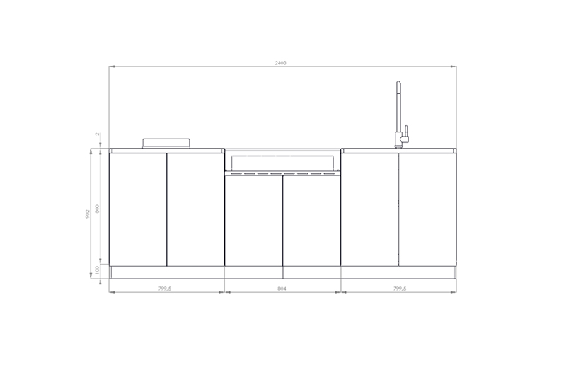 Urbino 240 - Disegno tecnico